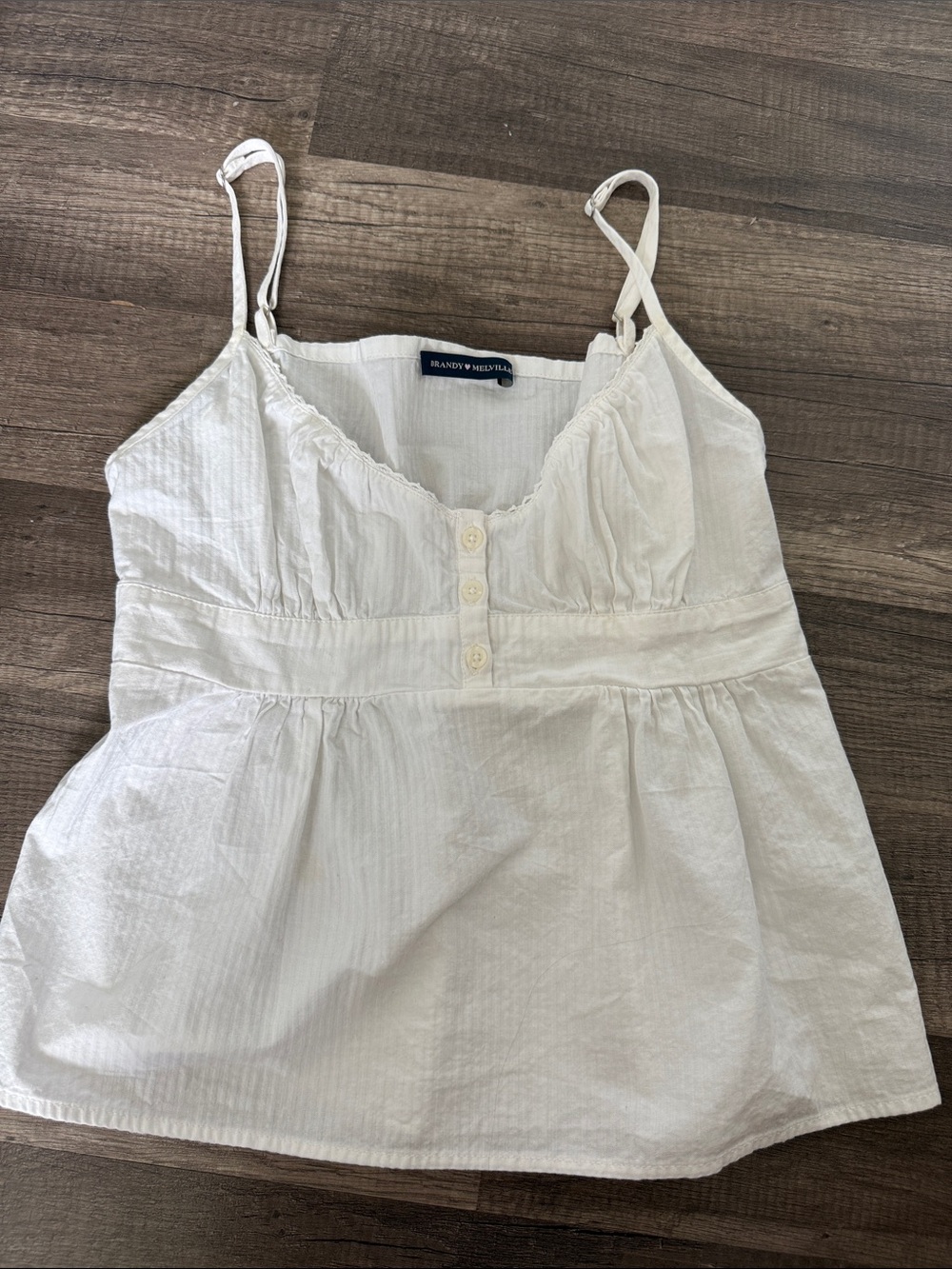 Brandy Melville cotton babydoll top